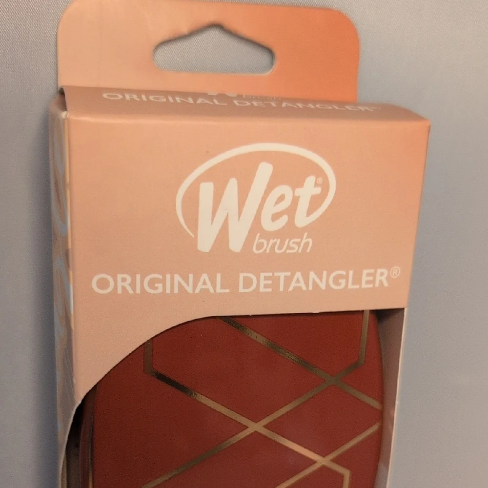 Original Detangler - Rust/Gold Geometric